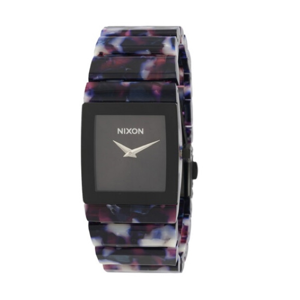 Nixon Lynx Acetate Black and Multicolor Watch